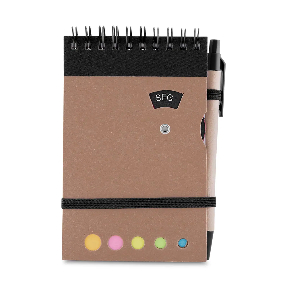 Mini caderno A6 com caneta - Thumbnail 3