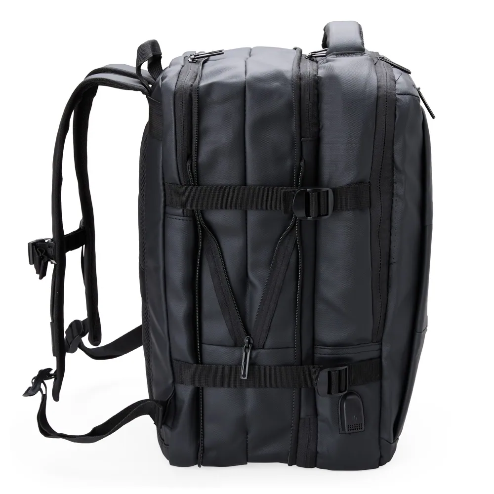 Mochila Expansível de Couro Sintético 36 Litros - Thumbnail 2