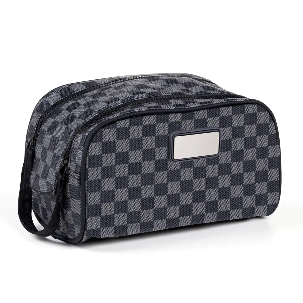 Necessaire Em Pvc - Xadrez