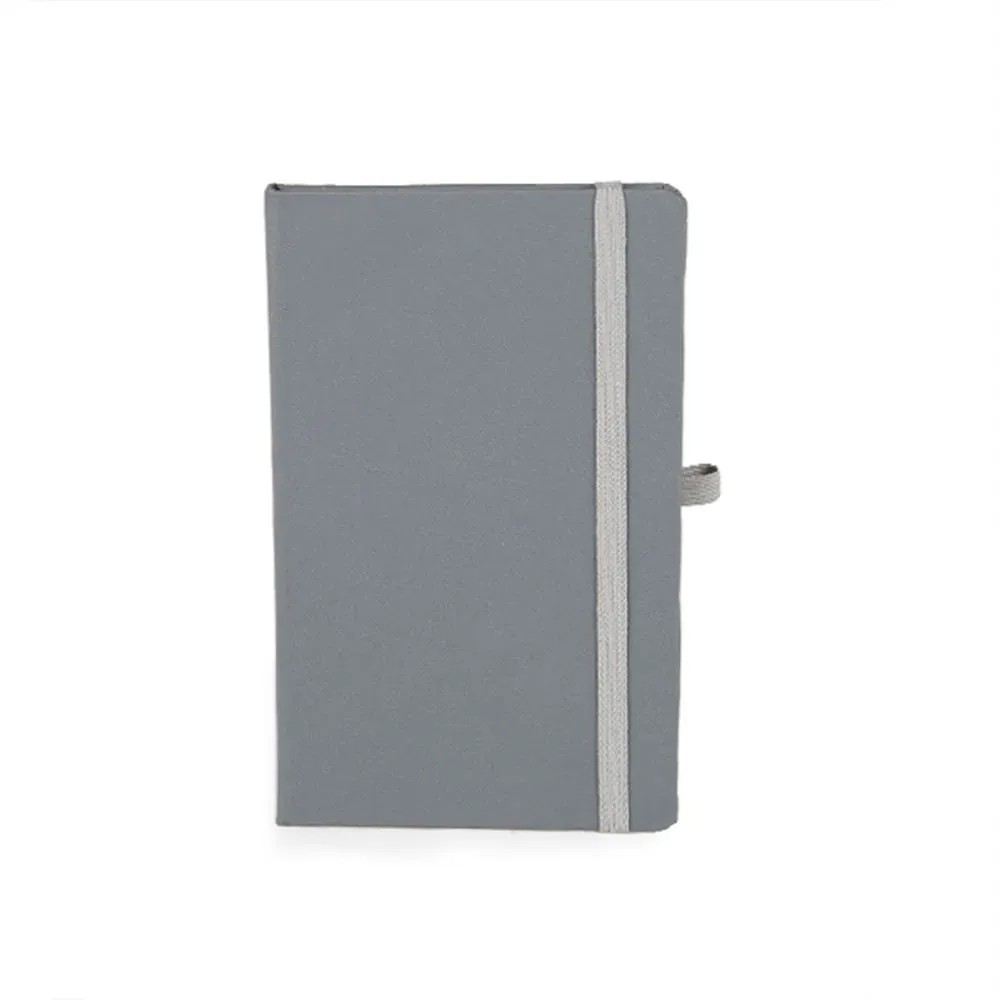 Caderneta C/ Pauta Cinza - 14X21 Cm - Thumbnail 5