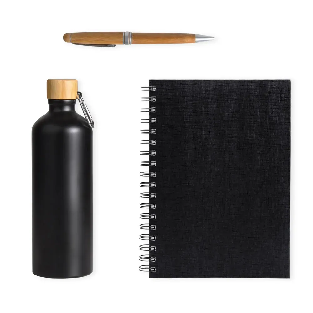 Kit Garrafa, Caderno E Caneta - 3 Pçs - Thumbnail 2
