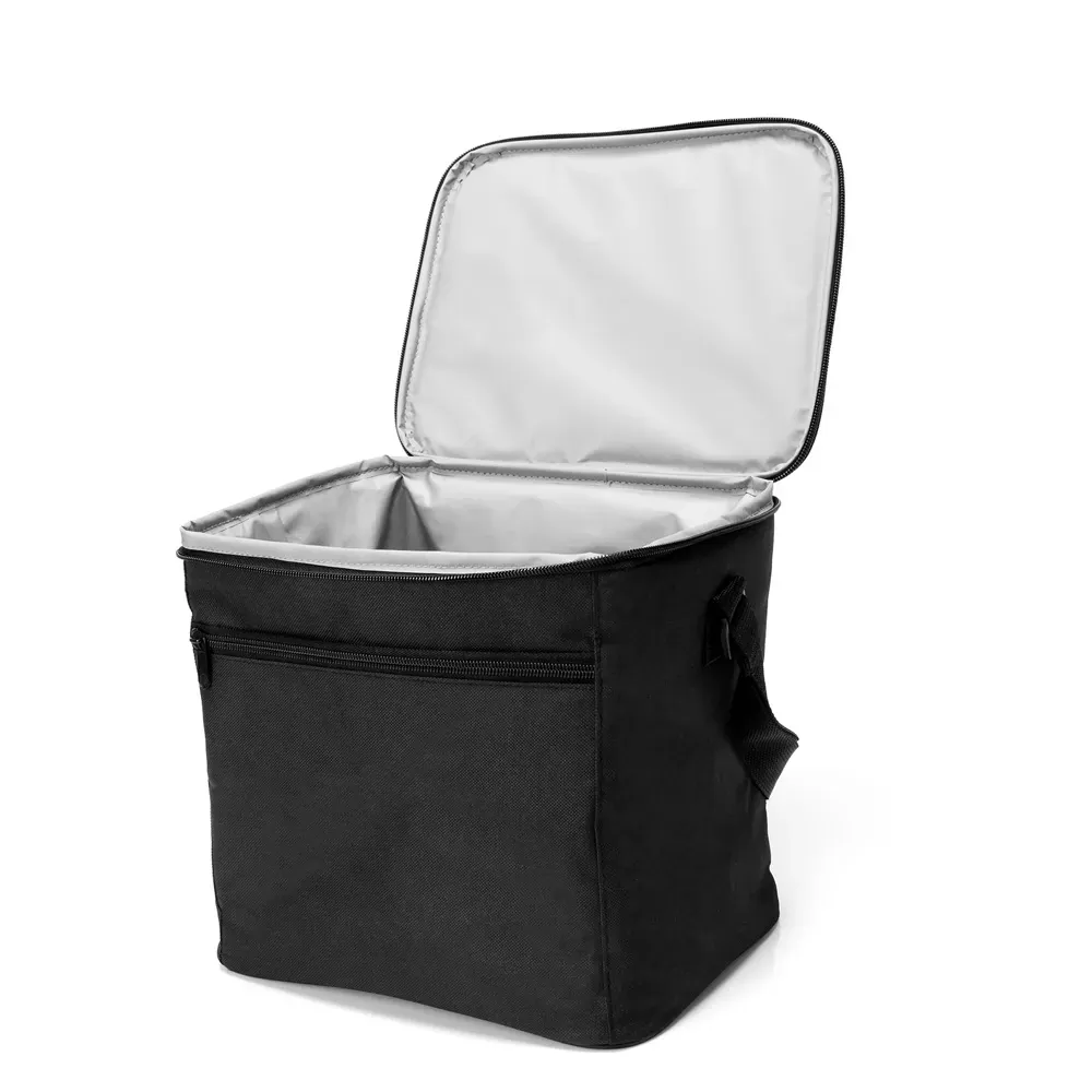 Bolsa Térmica Preta Em Polyester 600D/Peva - 27X20X25Cm - Thumbnail 11