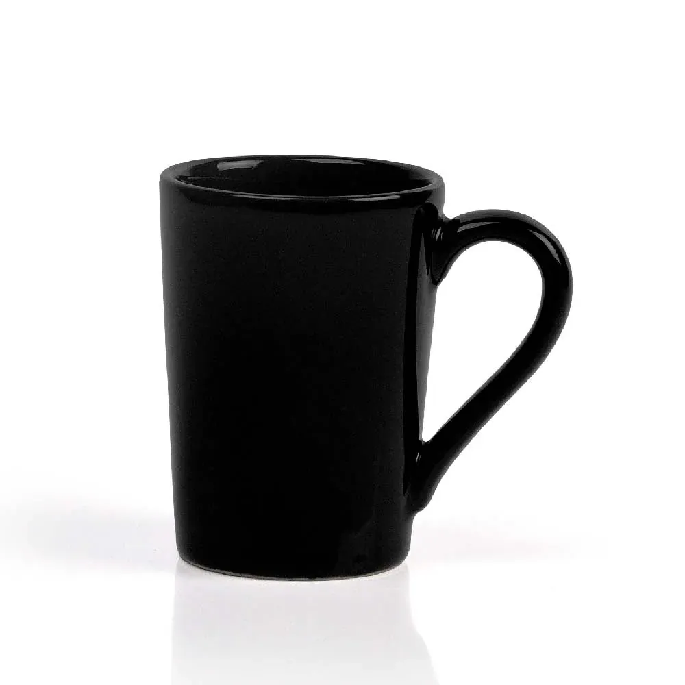 Caneca Em Cerâmica Preta - 230Ml - Thumbnail 2