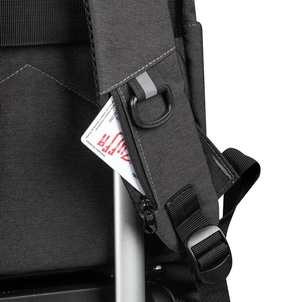 Mochila para notebook em Poliéster 600D e PU - Thumbnail 8
