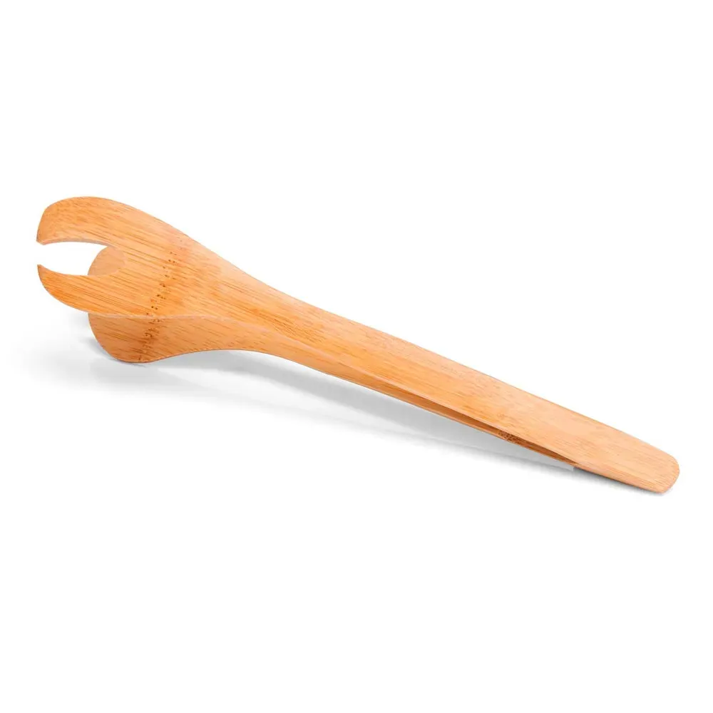 Pegador De Salada Em Bambu Com Cartela - 30 Cm - Thumbnail 2