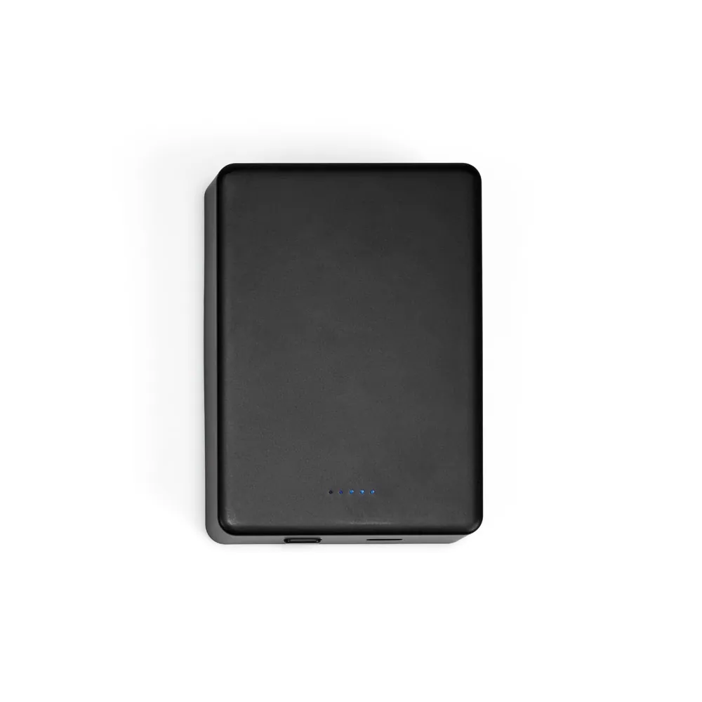 SMOOT 10. Bateria portátil com carregador por indução (wireless) em ABS 100% reciclado (10.000 mAh) - Thumbnail 2