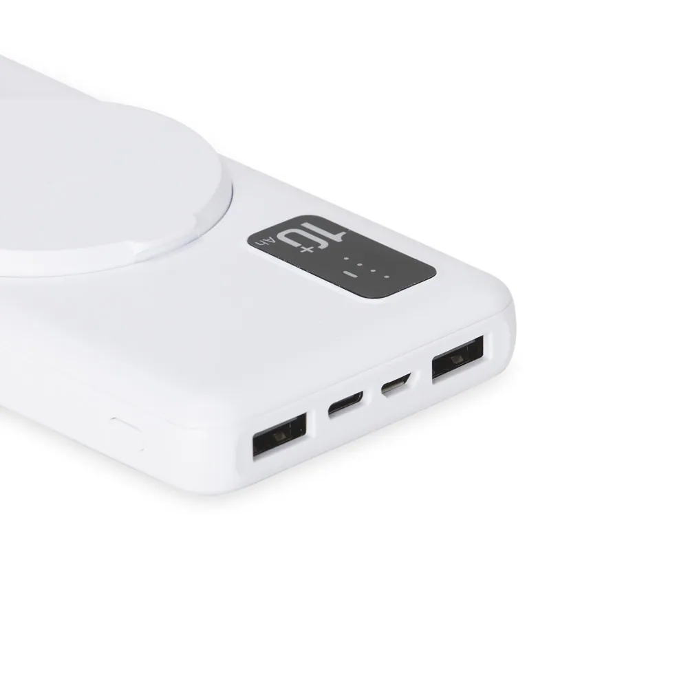 Power Bank 10.000mAh com Carregamento via Indução ou via Cabo - Thumbnail 4