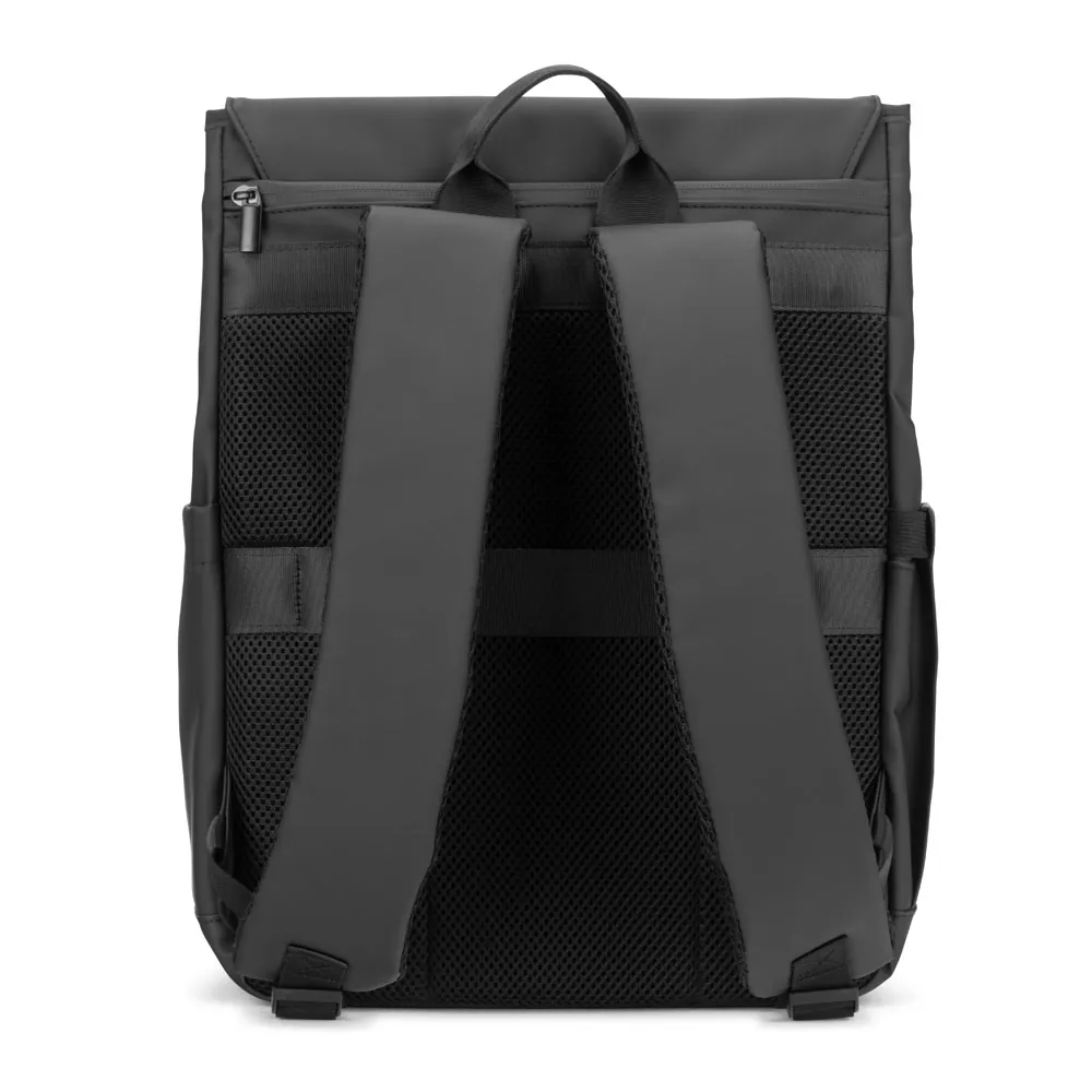 AZORES BAG. Mochila para notebook (16") em PU, com pala que cobre todos os compartimentos - Thumbnail 3