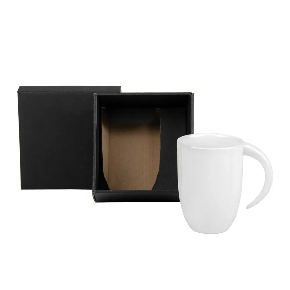 Caneca Em Cerâmica Branca - 350Ml