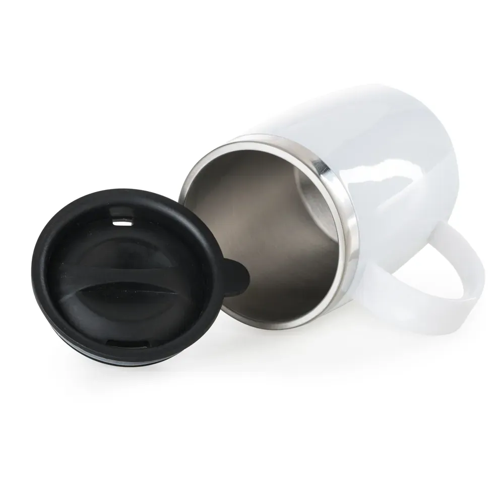 Caneca Em Aço Inox / Poliestireno - 400 Ml - Thumbnail 6