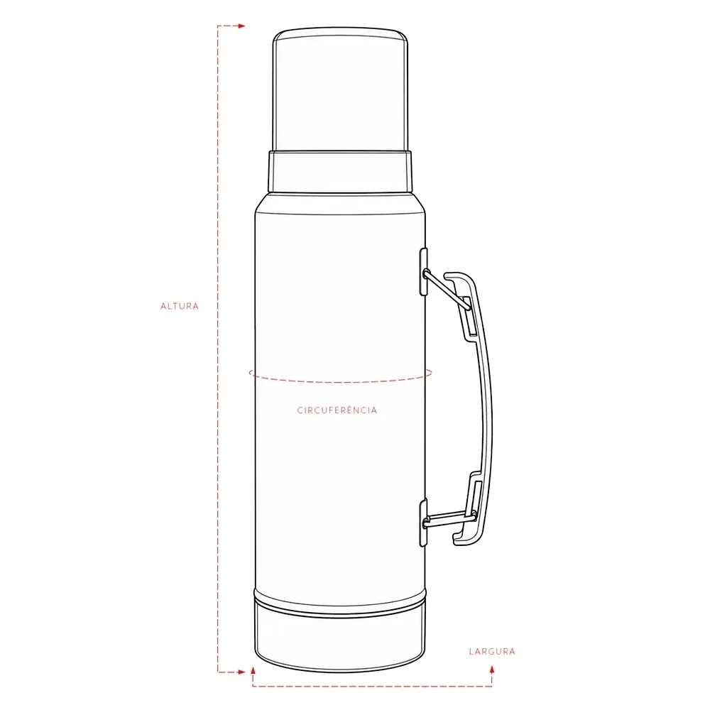 Garrafa Térmica 1,4L - Thumbnail 5