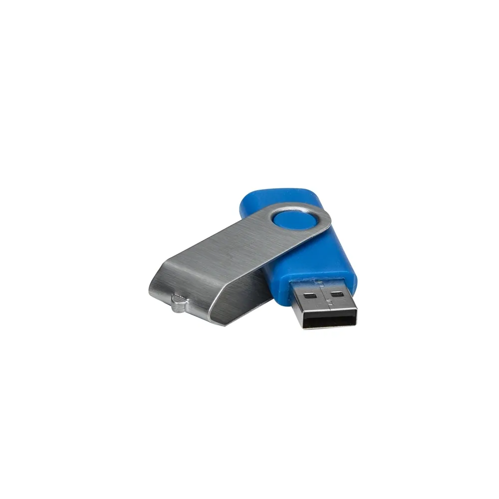 Pen Drive Giratório Metálico 4GB/8GB/16GB/32GB - Thumbnail 6