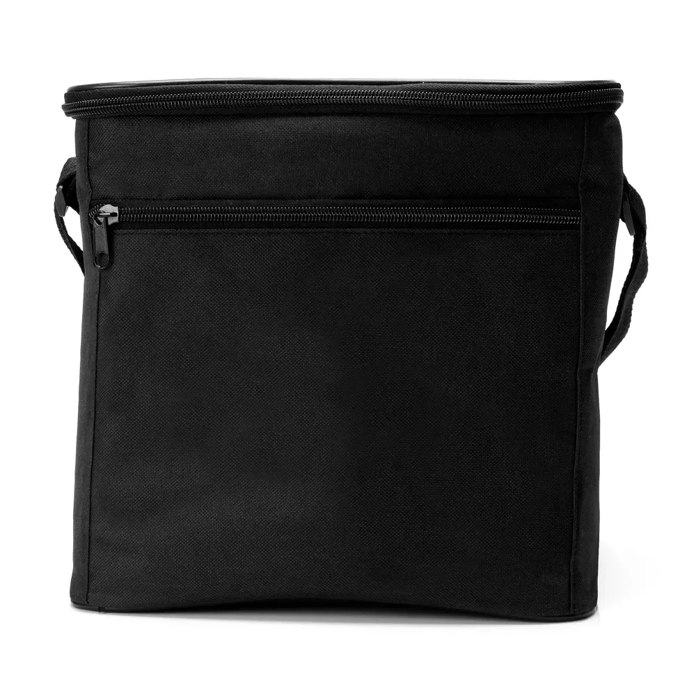 Bolsa Térmica Preta Em Polyester 600D/Peva - 27X20X25Cm - Thumbnail 7