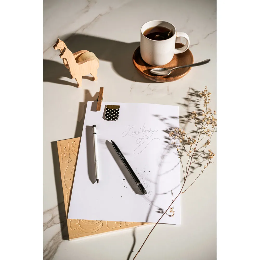 LIMITLESS. Caneta sem tinta em alumínio 100% reciclado com tampa protetora - Thumbnail 8