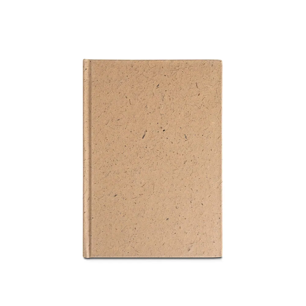 COCOPAD. Caderno A5 em casca de coco (60%) e trapos de algodão (40%), com 160 páginas pautadas recicladas - Thumbnail 2