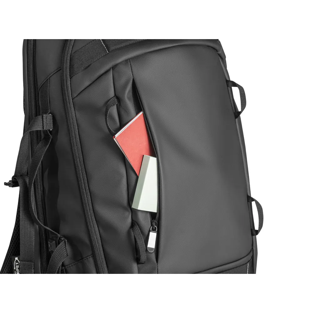 KAMPALA. Mochila para notebook (17.3") em 900D poliéster reciclado de alta densidade com revestimento resistente à agua (21 L) - Thumbnail 6