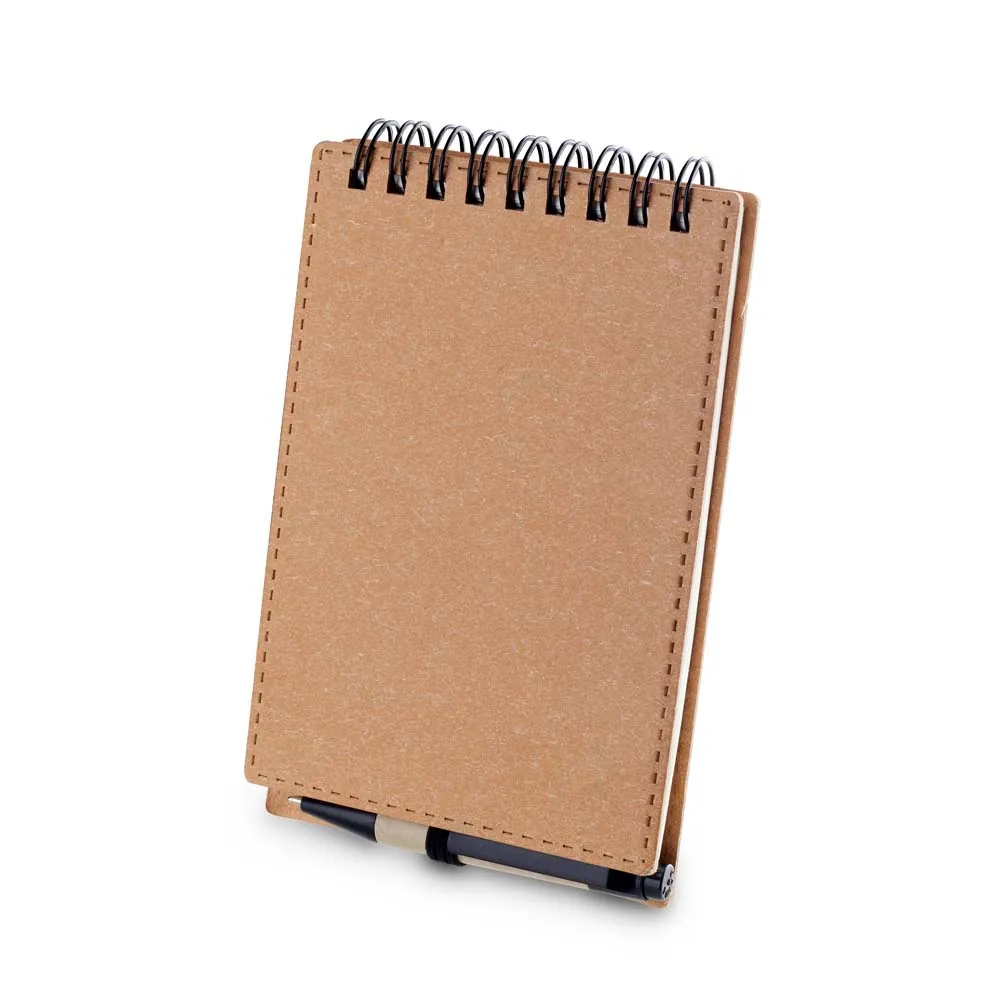 Mini Caderno A6 de anotações com caneta - Thumbnail 3