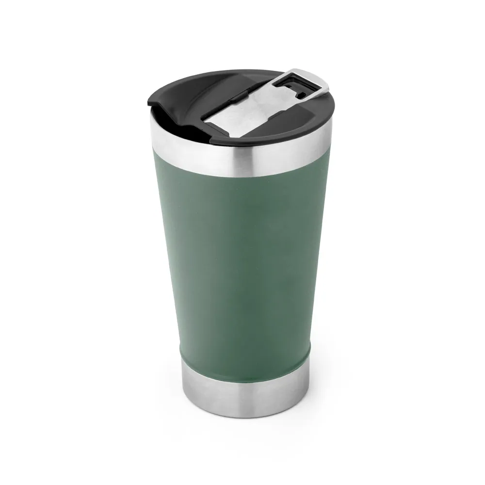 HALPERT LID. Copo de viagem em aço inox térmico, com parede dupla isolada a vácuo (630 mL) - Thumbnail 10