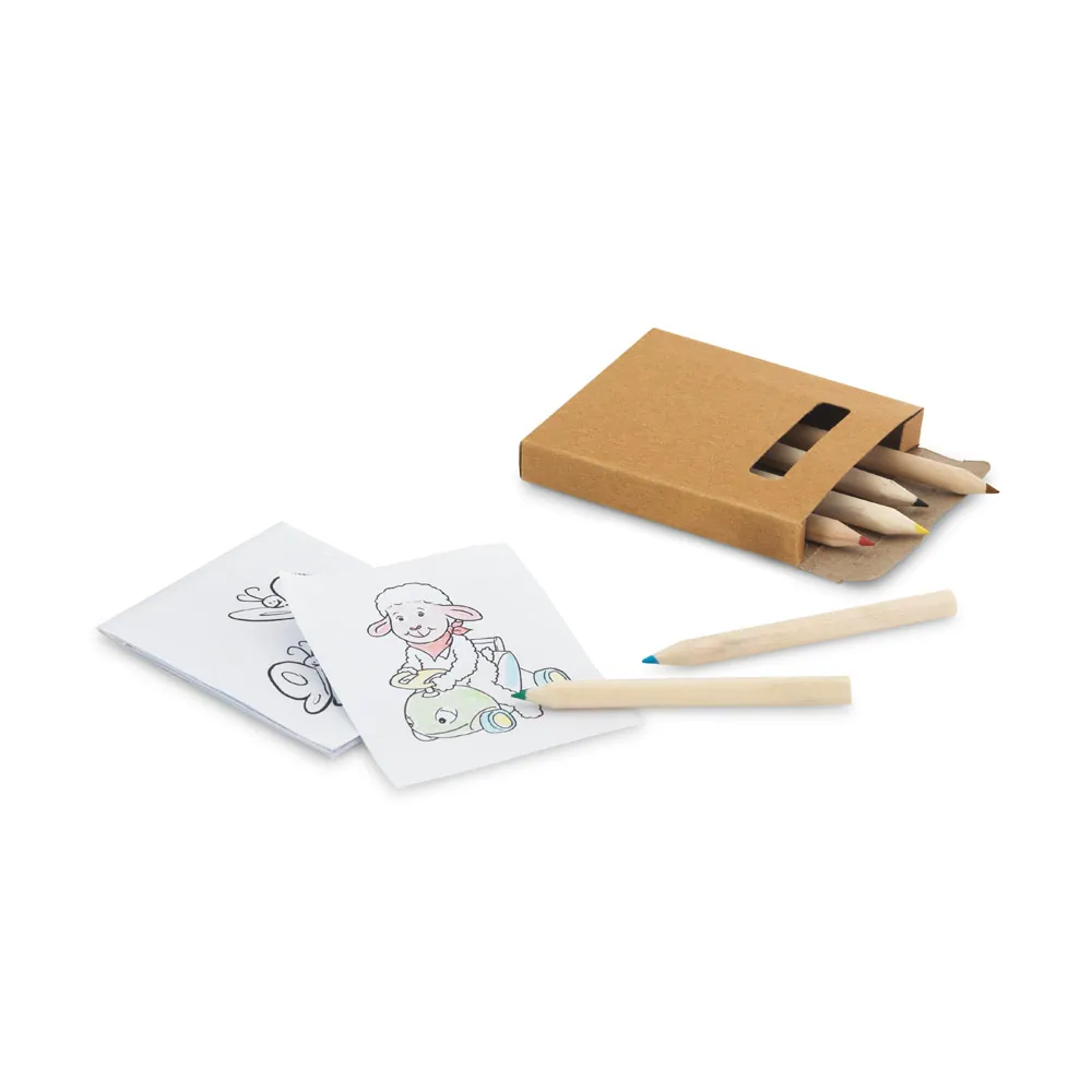 ANIM. Kit para pintar em caixa de papel kraft reciclado - Thumbnail 4