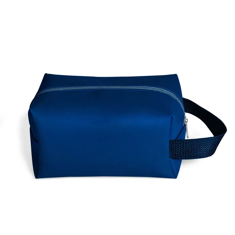 Necessaire C/ Alça Em Material Sintético - Azul - Thumbnail 2