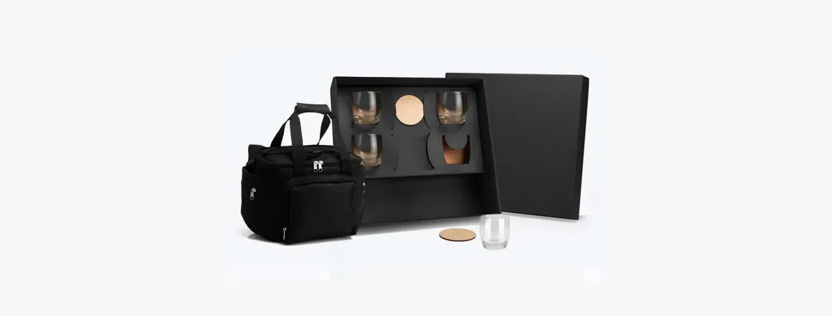 Kit Whisky Com Bolsa Térmica - 9 Pçs - Thumbnail 4