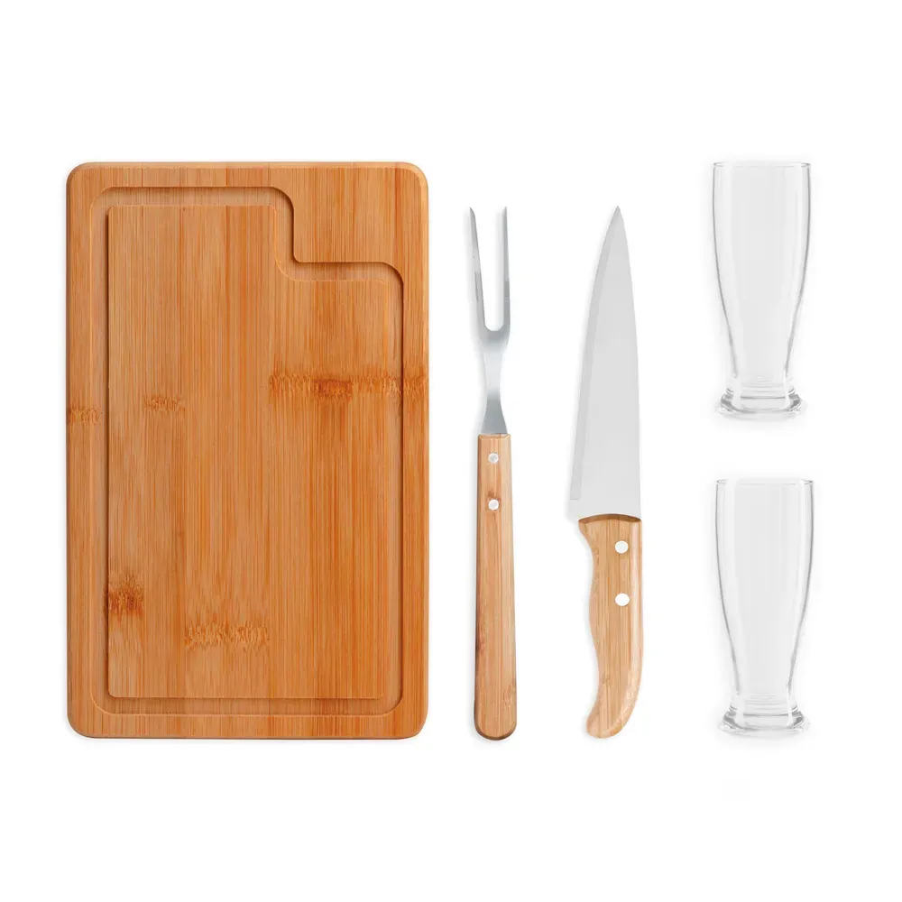 Kit Para Churrasco Com Copos - 5 Pçs - Thumbnail 3