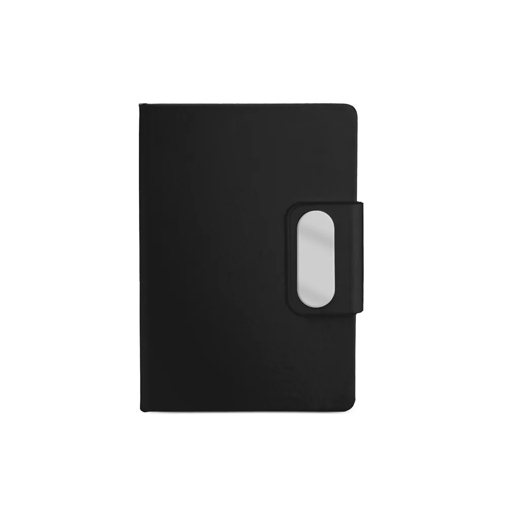 Caderno em PU com placa em metal - Thumbnail 4