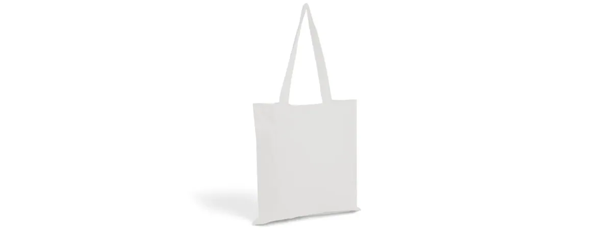 Ecobag Em Algodão Reciclado / Rpet - 38X42 - Branca