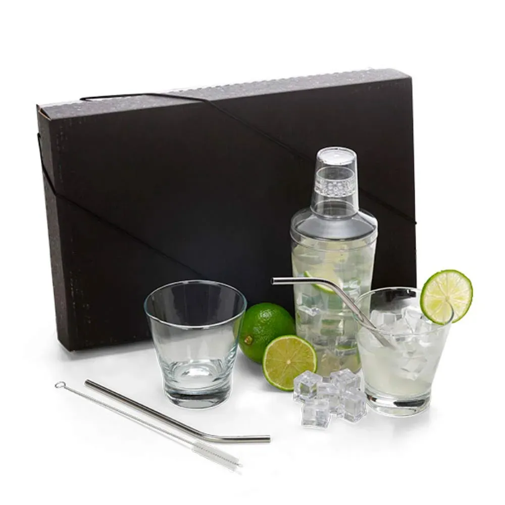 Kit Para Drinks Com Coqueteleira - 6 Pçs - Thumbnail 2