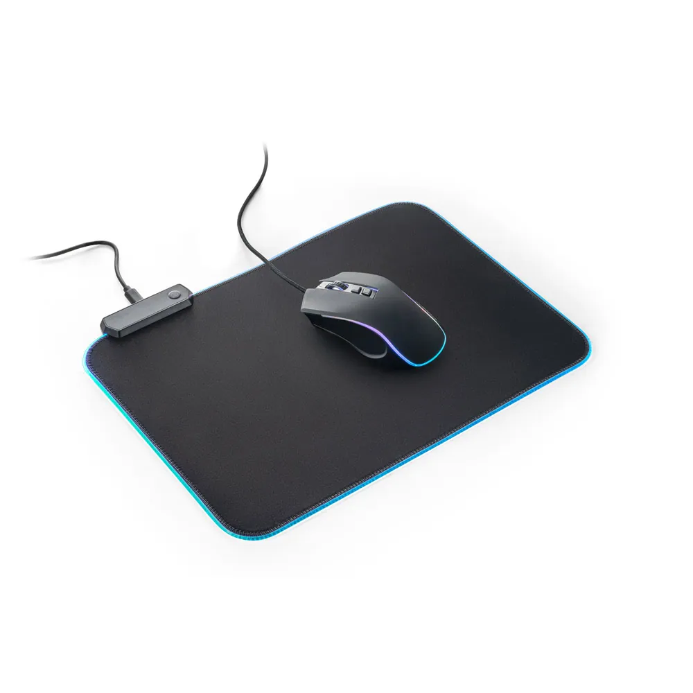 THORNE MOUSEPAD RGB. Mouse pad para jogos em poliéster com base antiderrapante em borracha - Thumbnail 3