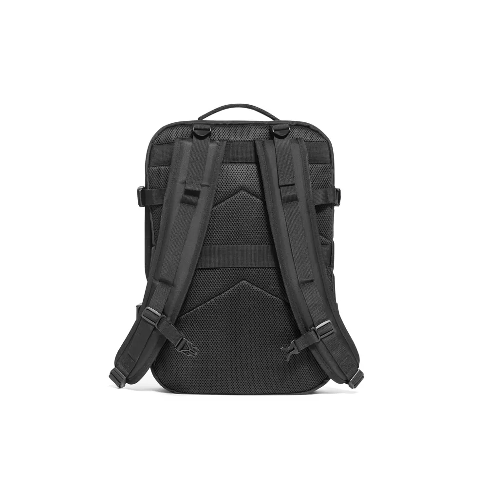 DALLAS PLATE. Mochila de viagem para notebook (17.3") em poliéster reciclado 600D de alta densidade, com compartimento para arrumação (29 L) - Thumbnail 3