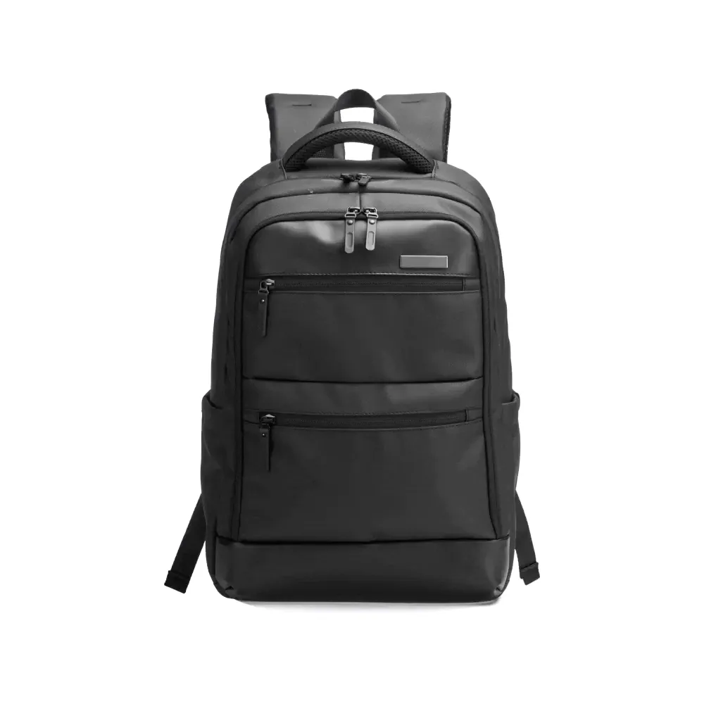 Mochila Em Pu/Polyester - Premium - 24L - Preta - Thumbnail 2