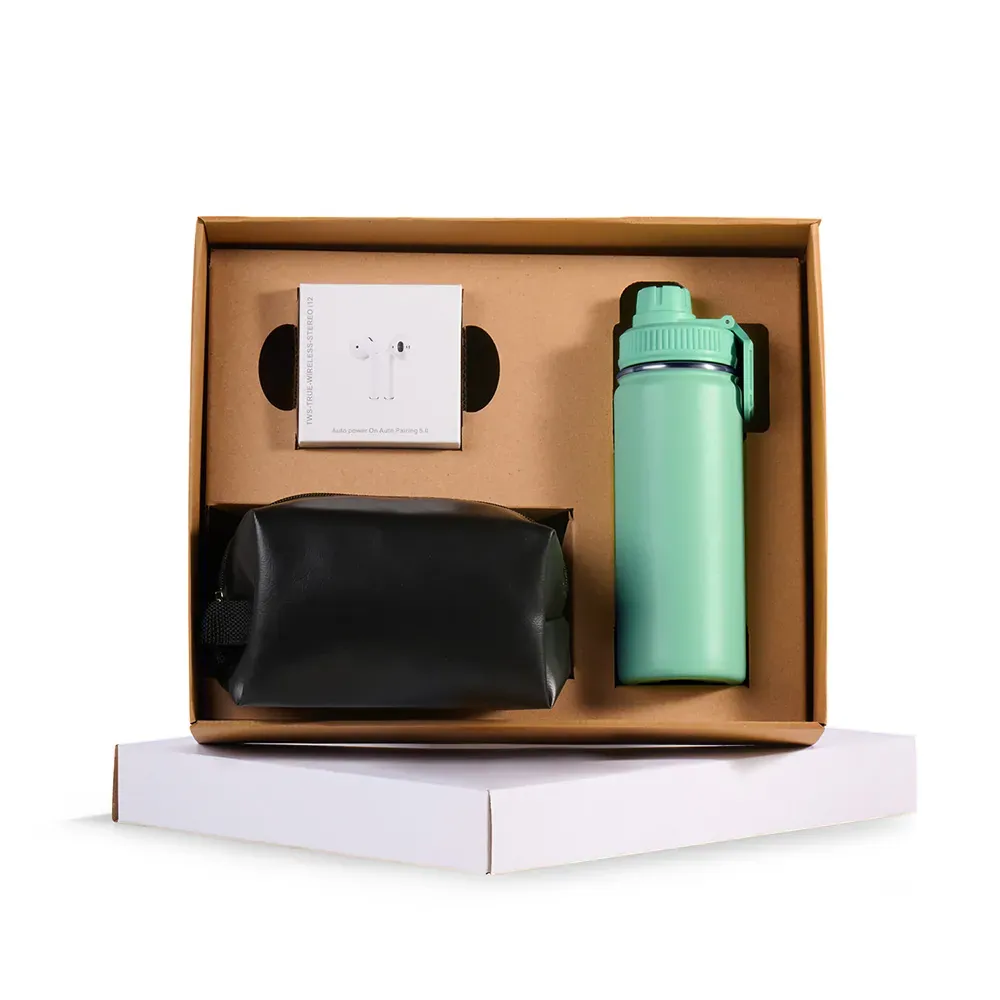 Kit Garrafa, Necessaire E Fone - 3 Pçs - Thumbnail 3