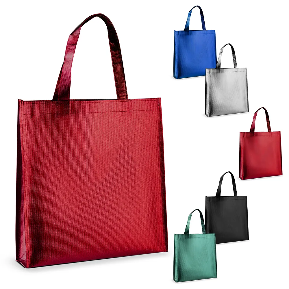 Sacola em TNT Laminado 90g/m² (34x35x8cm)