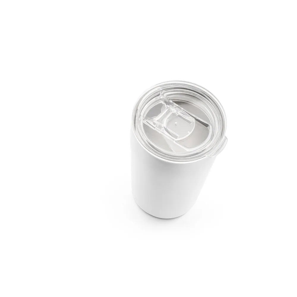 SLIDER. Copo de viagem térmico para sublimação em aço inox, de parede dupla isolada a vácuo (380 mL) - Thumbnail 4