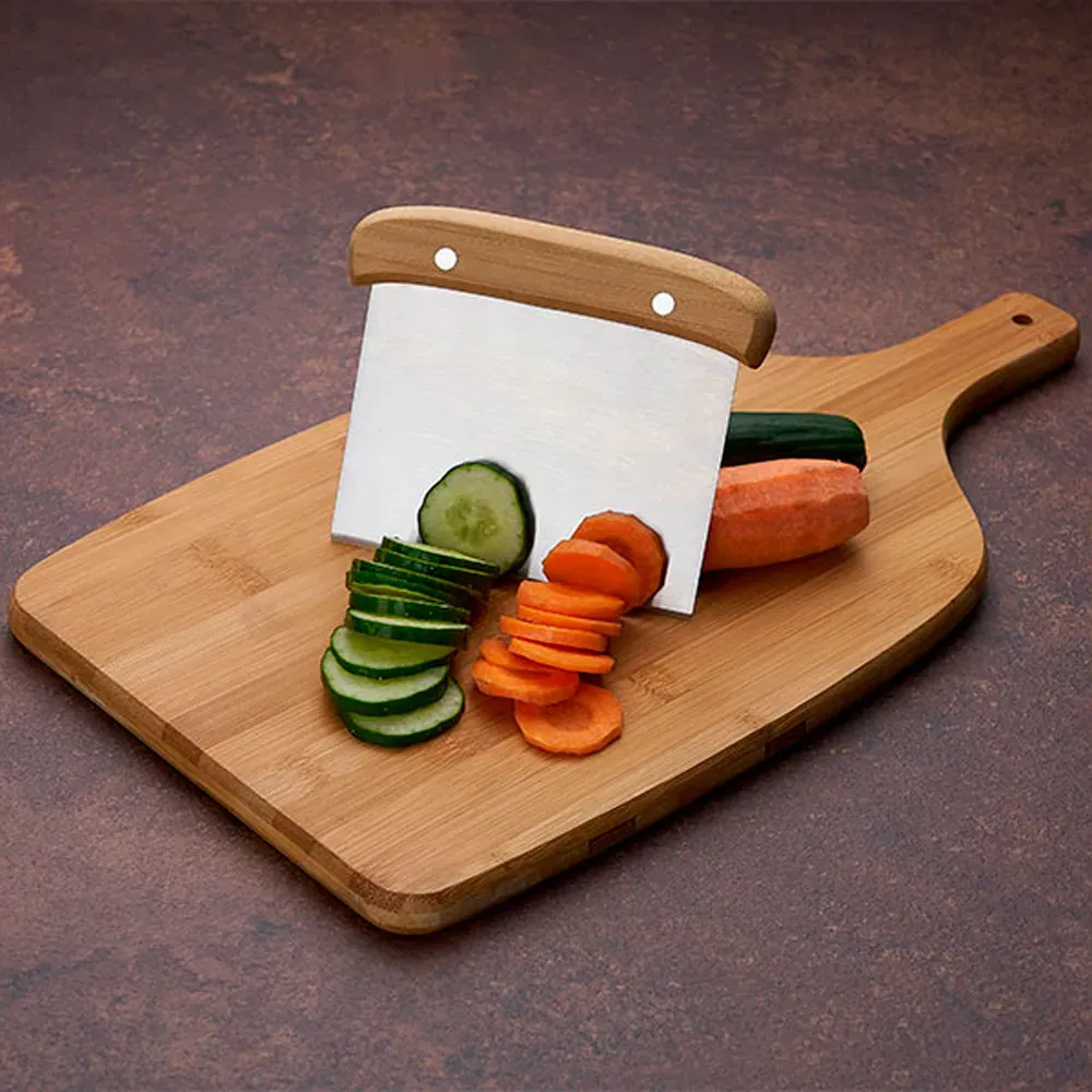 Kit Para Cozinha Em Bambu / Inox Com Espátula Multiuso - 3 Pçs - Thumbnail 3