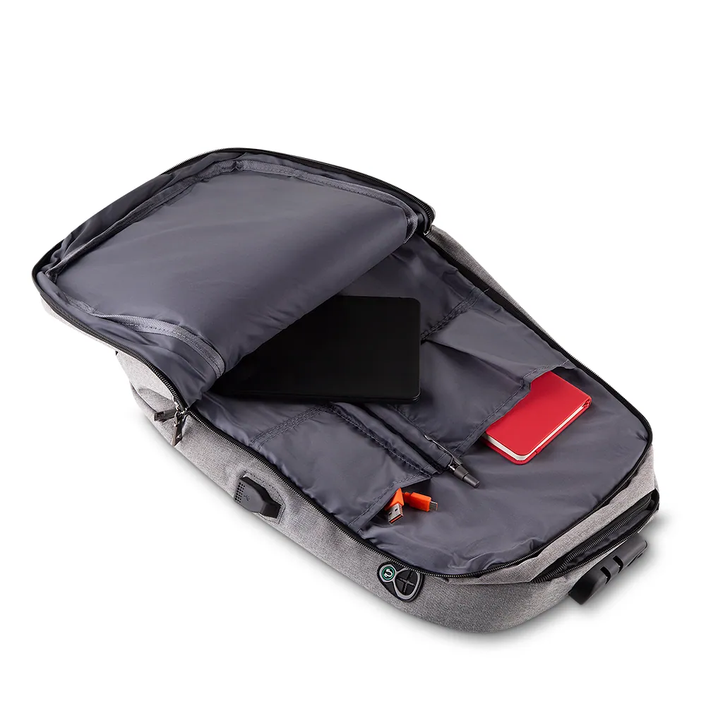 Mochila para Notebook em Poliéster e PU - Thumbnail 12