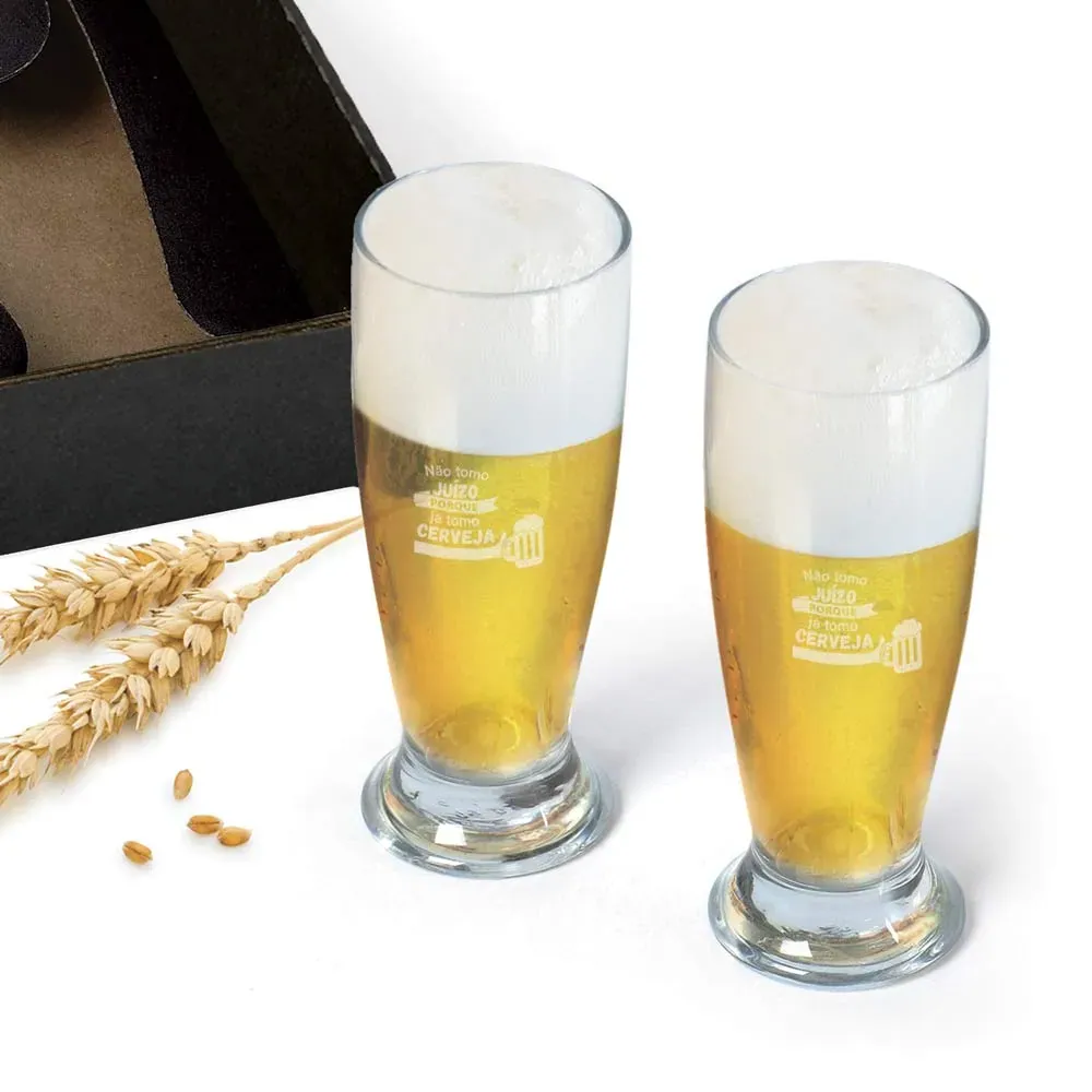 Jogo De Copos Vidro P / Cerveja / Drink 200 Ml - 4 Pçs - Thumbnail 2