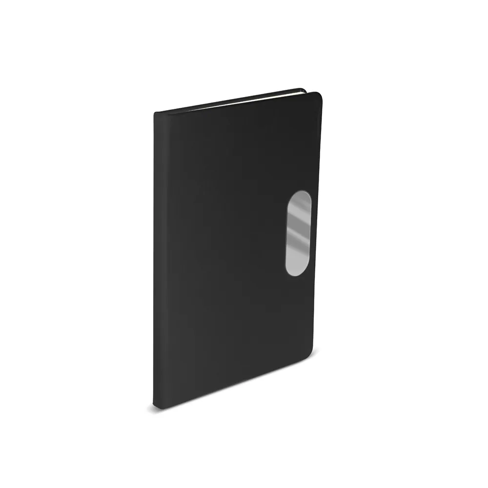 Caderno em PU com placa em metal - Thumbnail 2