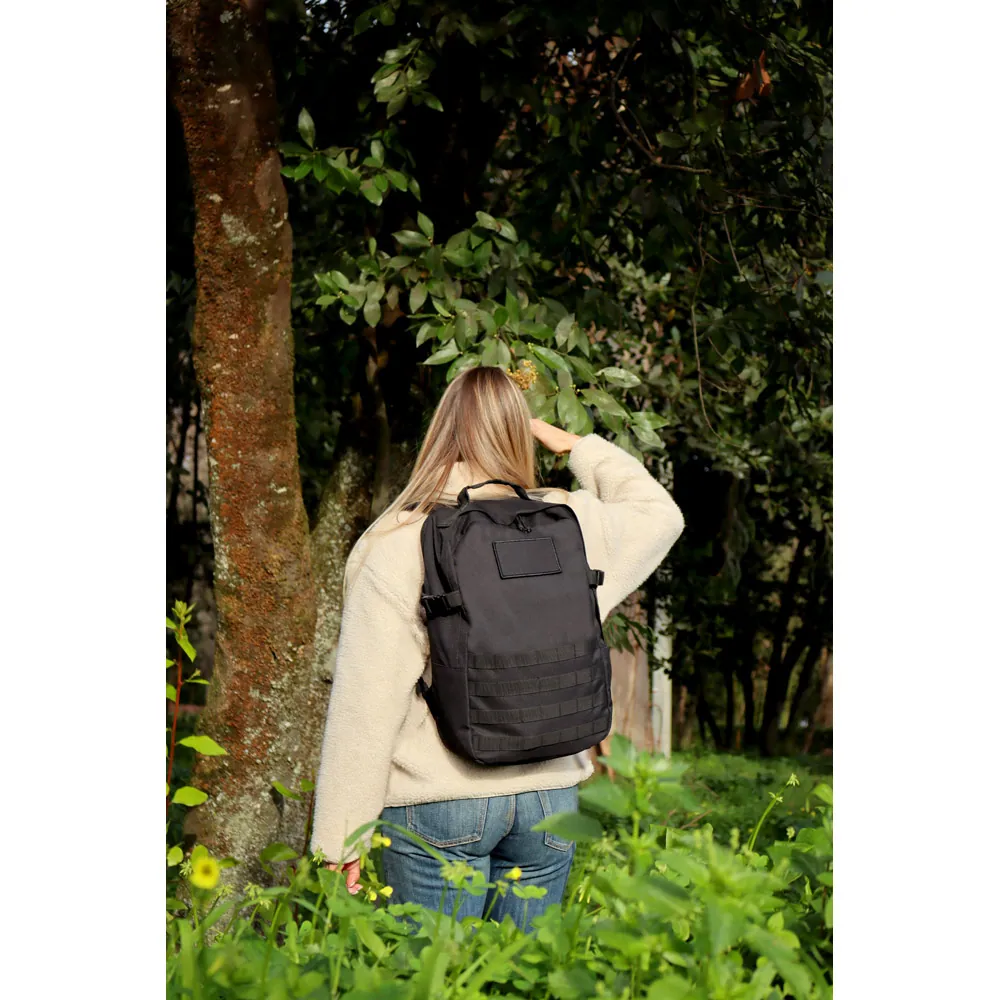 EDINBURGH BPACK. Mochila estilo militar em poliéster reciclado 600D de alta densidade, com bolso para notebook (17.3") 21 L - Thumbnail 17