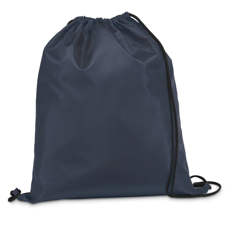 CARNABY. Sacola tipo mochila em 210D com cordões em preto - Thumbnail 27