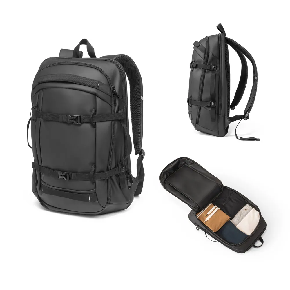KAMPALA. Mochila para notebook (17.3") em 900D poliéster reciclado de alta densidade com revestimento resistente à agua (21 L)