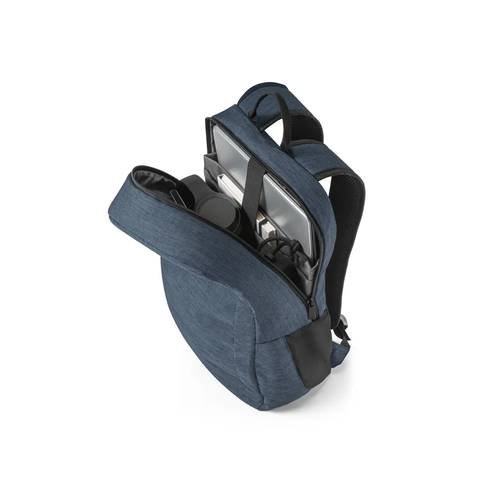 BUSINESS. Mochila para notebook (15.6") em poliéster reciclado 300D com compartimento almofadado (18 L) - Thumbnail 7