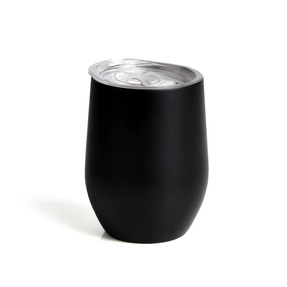 Copo Térmico C/ Tampa - Preto - 340 Ml - Thumbnail 6