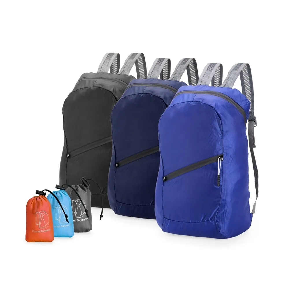 Mochila Dobrável Poliéster 16L - Thumbnail 2
