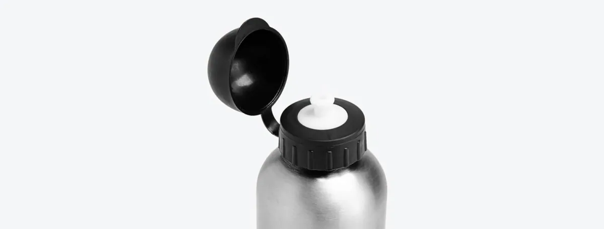 Squeeze Em Aço Inox Com Tampa Preta - 600 Ml - Thumbnail 6