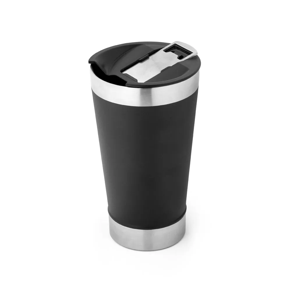 HALPERT LID. Copo de viagem em aço inox térmico, com parede dupla isolada a vácuo (630 mL) - Thumbnail 5