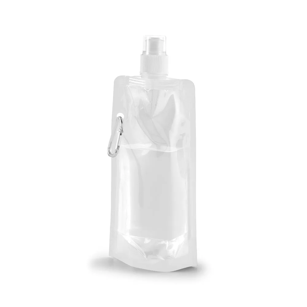 KWILL. Squeeze dobrável em PE com sistema "push-pull" e acabamento translúcido (460 mL) - Thumbnail 9
