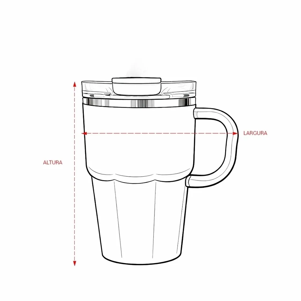 Caneca Parede Dupla 550ml - Thumbnail 7