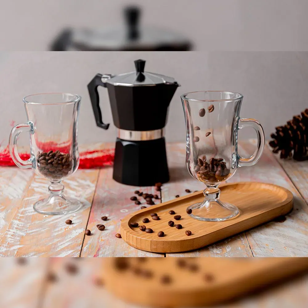 Kit Para Café Com Cafeteira Italiana - 4 Pçs - Thumbnail 3